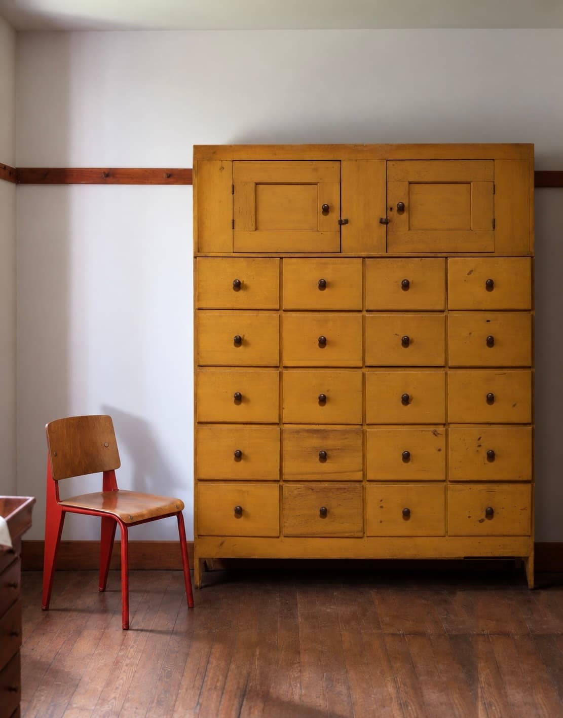 Cupboard Over Twenty Drawers