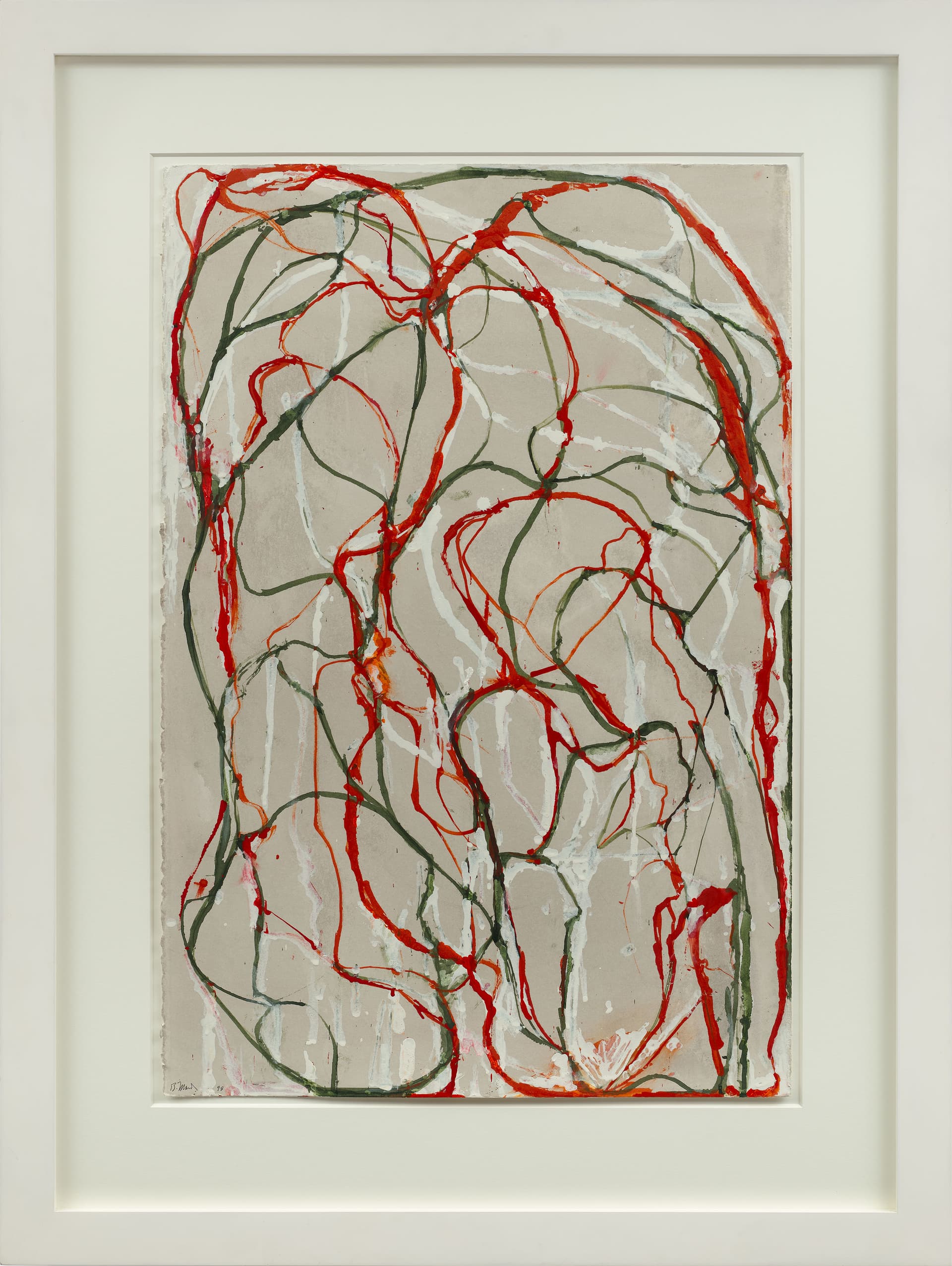 Untitled (Red and Green Drawing 1)